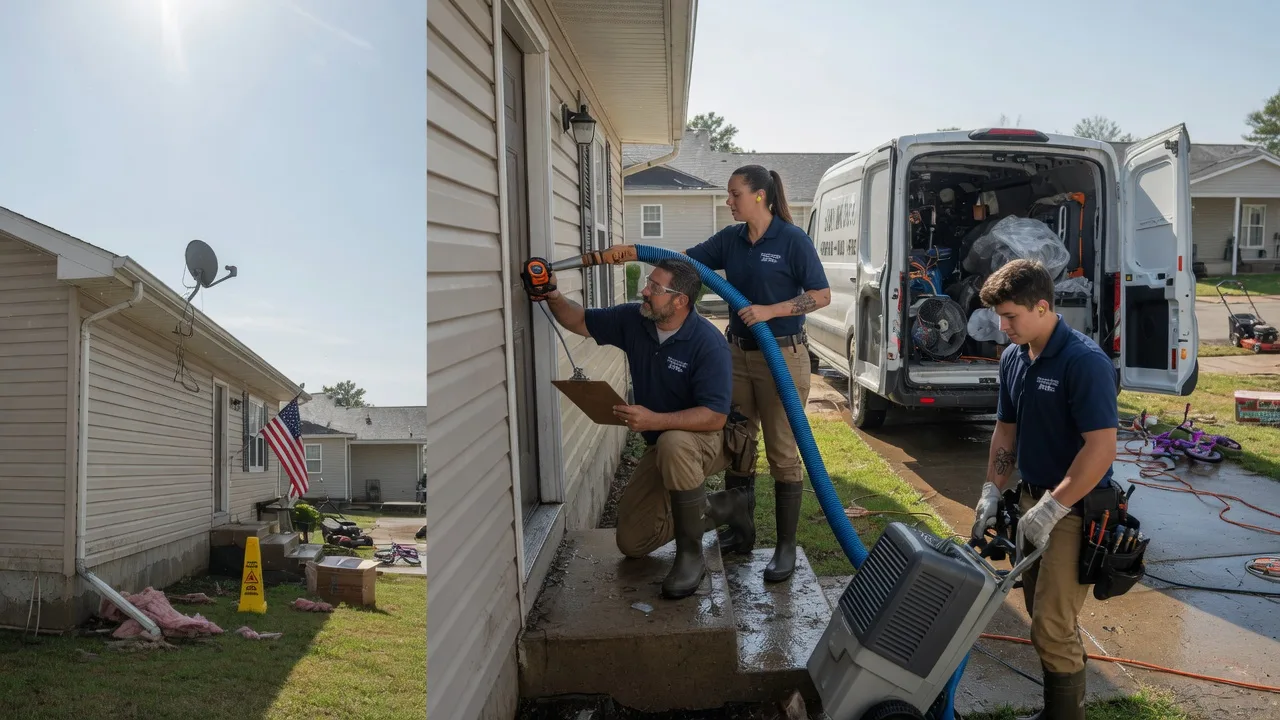 Ceiling Water Damage Restoration in Lumberport, WV near me